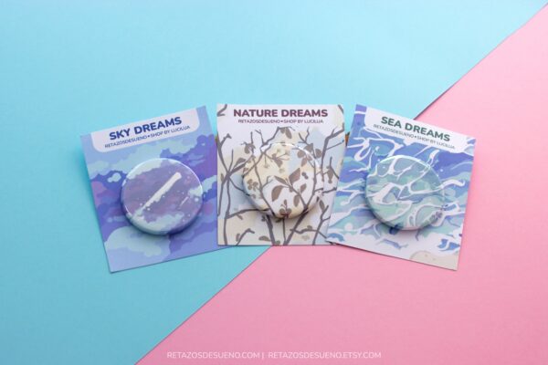 Chapas naturaleza: Mar, cielo y naturaleza. - Imagen 2