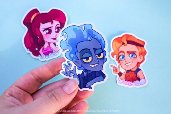 Disney Hercules, Hades y Megara.