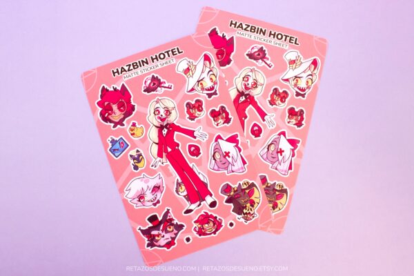 Hazbin Hotel. Vinilo mate. - Imagen 2