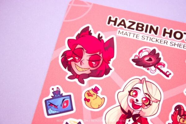 Hazbin Hotel. Vinilo mate. - Imagen 4