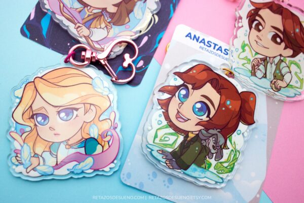 Llaveros Anastasia y La Princesa Cisne. - Imagen 3