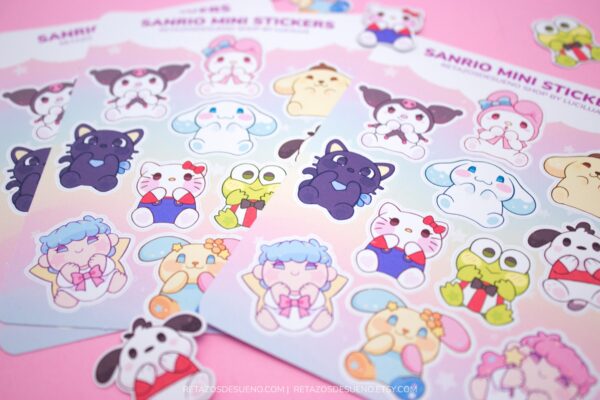 Sanrio hoja de vinilo.