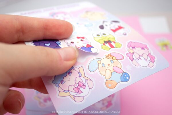 Sanrio hoja de vinilo. - Imagen 2