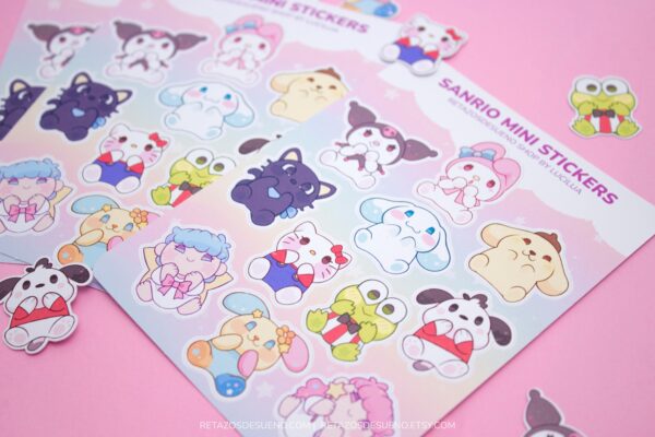 Sanrio hoja de vinilo. - Imagen 4