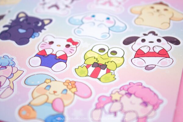 Sanrio hoja de vinilo. - Imagen 5